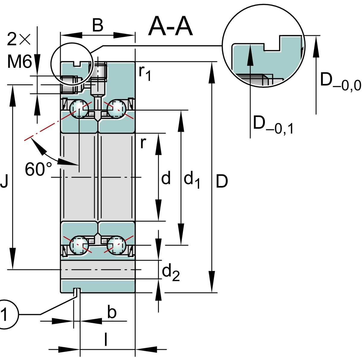 ZKLF3590 2RS — миниатюра